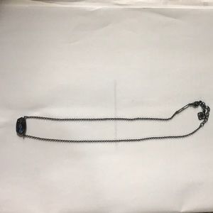Kendra Scott gunmetal necklace